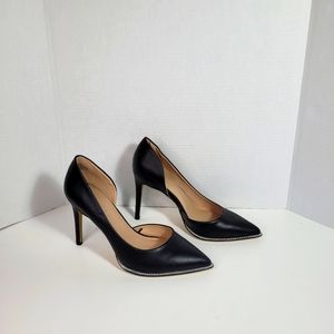 BCBGeneration Harnoy D'Orsay Pump Pointy Toe Stiletto Heel W/ Chain Trim Size 10